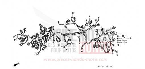 WIRE HARNESS (ST1100AN/AP/AR) ST1100AR de 1994